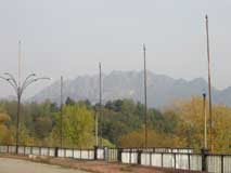 Il belvedere con il Monte Resegone